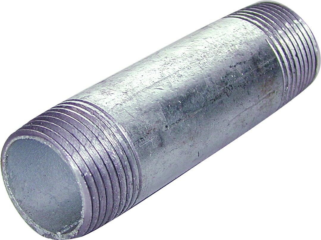 Nippelr r 3 8 X 200 Mm Galvaniseret nippelr-r-3-8-x-200-mm-galvaniseret